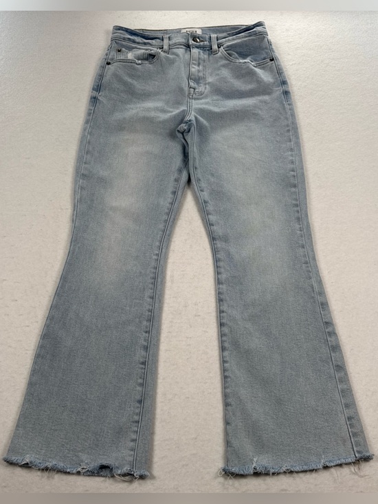 pistola Denim - Pistola Lennon High Rise Cropped Boot Cut Jeans Womens‎ 29 Raw Hem Lt Wash Ankle